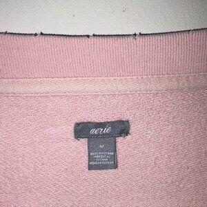 Aerie Crewneck Sweatshirt, M, Light Pink